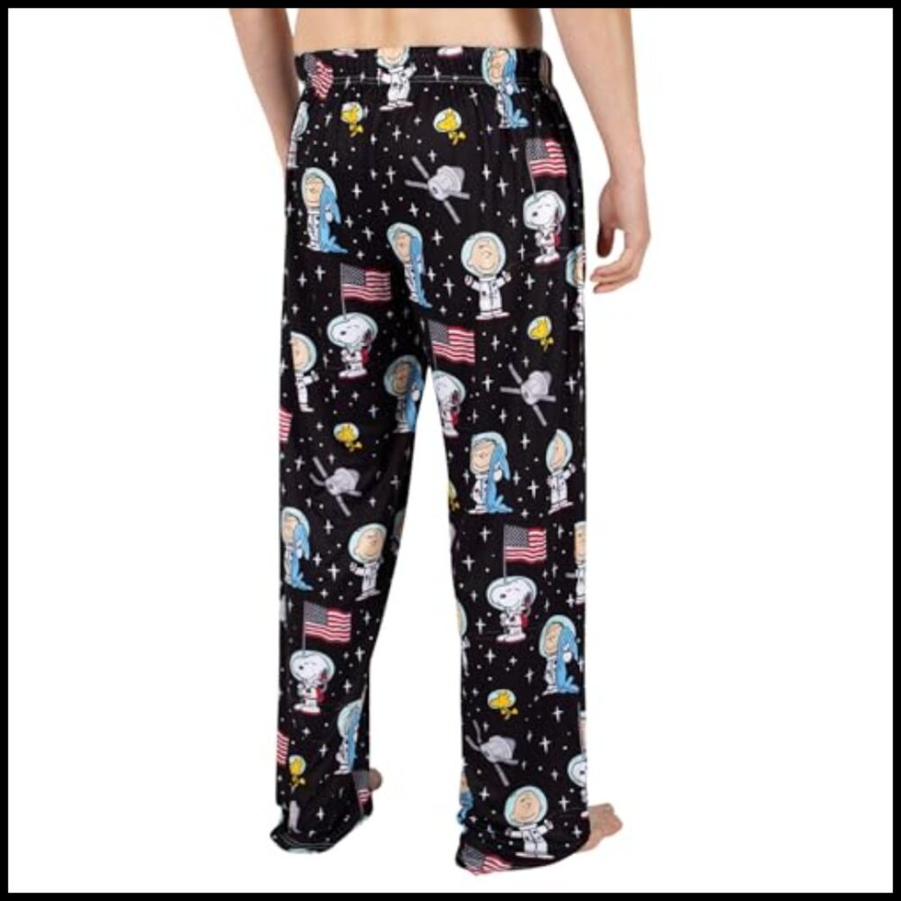 Polyester Blend Lounge Pants with Drawstring Wais… - image 3